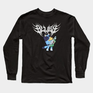 Black Metal Bluey Long Sleeve T-Shirt